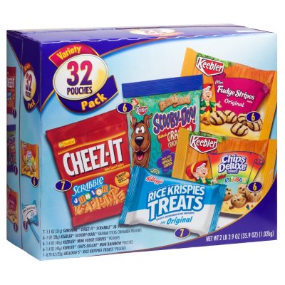 Keebler Cookies and Crackers Variety Pack - 32 ct.