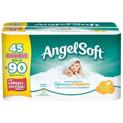 UPC 030400773419 product image for Angel Soft Bath Tissue - 264 Sheets/Roll - 45 Rolls | upcitemdb.com