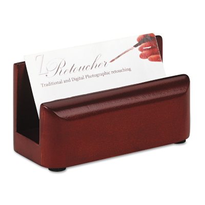 UPC 030402233300 product image for Eldon Expressions Wood Business Card Holder | upcitemdb.com