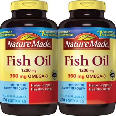 UPC 031604029104 product image for Nature Made Fish Oil (200 ct, 2 pk.) | upcitemdb.com