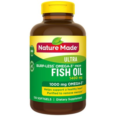 UPC 031604028855 product image for Nature Made 1400mg Ultra Omega-3 Fish Oil (130 ct.) | upcitemdb.com