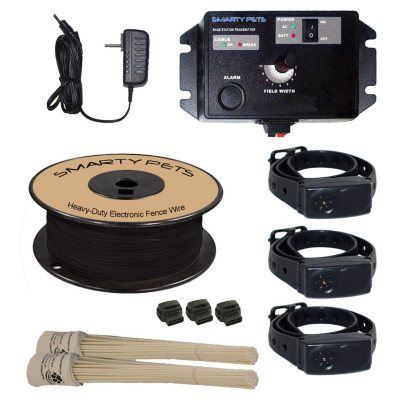 Smarty Pets Deluxe Electronic 3-Dog Fence System