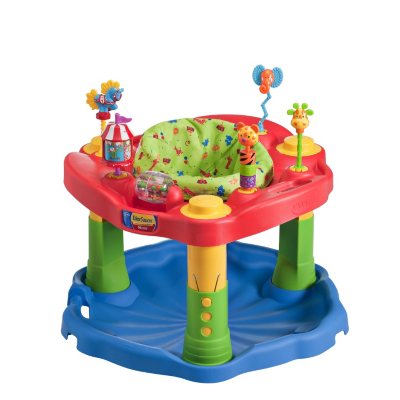 evenflo exersaucer wood