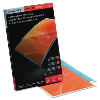 Swingline GBC - Fusion EZUse Premium Laminating Pouches, 5 mil, 11 1/2 x 17 1/2 -  100/Box