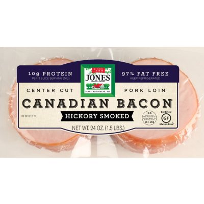 Jones Canadian Bacon - 24 oz.