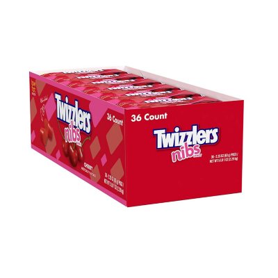 UPC 034000530137 product image for Twizzlers Nibs Cherry Candy (2.25 oz, 36 ct.) | upcitemdb.com