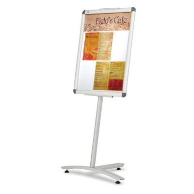 Quartet Clip-Frame Pedestal Aluminum Sign - 24" x 18"