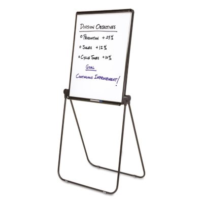 Quartet - Ultima Presentation Easel, 27 x 34, White Surface -  Black Frame