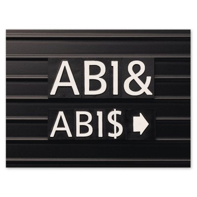 Quartet Message Center Magnetic Letters