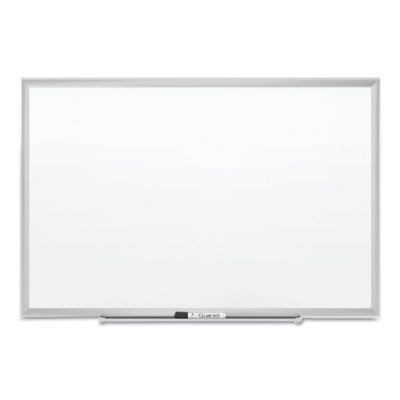 Quartet - Magnetic Dry-Erase Board, Porcelain, 60 x 36, White - Aluminum Frame