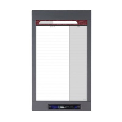 Quartet - InView Custom Whiteboard, 20" x 12", Graphite Frame