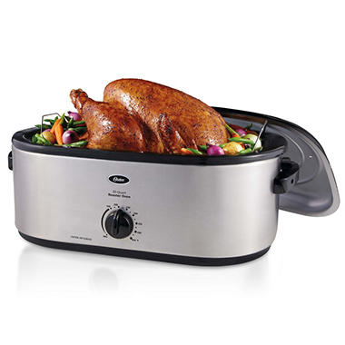 Oster 20 Quart Stainless Steel Roaster - Sams Club
