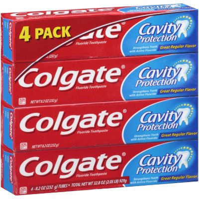Colgate® Cavity Protection Fluoride Toothpaste - 8.2 oz. - 4 pk.