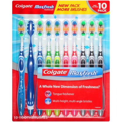 Colgate® Max Fresh® Toothbrush - 10 pk.