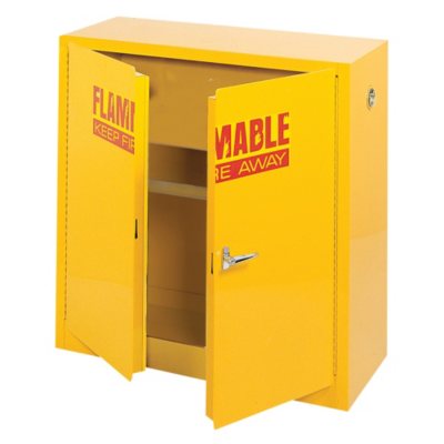 Sandusky Flammable Safety Steel Cabinet Yellow  SC300F