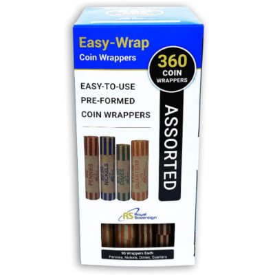 Royal Sovereign - U.S. Coin Wrappers, Assorted - 360 Pack