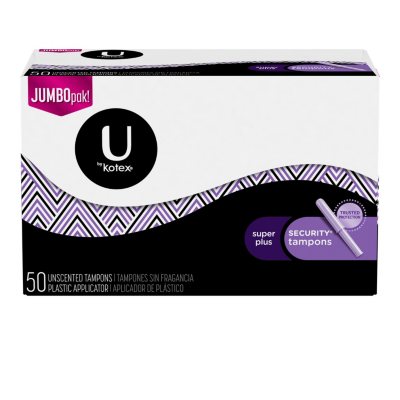 UPC 036000157345 product image for U by Kotex Security Tampons, Super Plus, Unscented (50 ct.) | upcitemdb.com