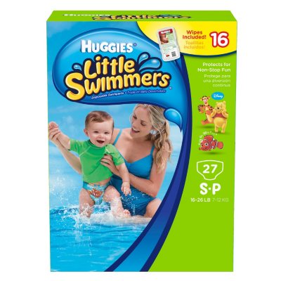 Huggies Little Swimmers, Size Small (16-26 lbs.), 27 ct.