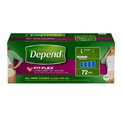 UPC 036000255706 product image for Dependfor Women Underwear, Maximum Absorbency, Large (72 ct.) | upcitemdb.com