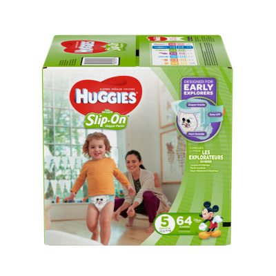 UPC 036000291629 product image for Huggies Slip on Super Size 5 - 64 ct. | upcitemdb.com