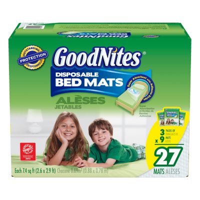 GoodNites Disposable Bed Mats - 27 pk.