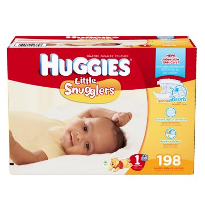 198 huggies diapers
