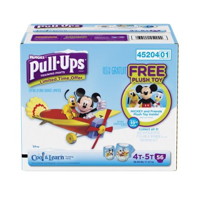 UPC 036000452044 product image for Huggies Pull-Ups Cool & Learn Training Pants for Boys Special Pack, 4T -5T (56 c | upcitemdb.com