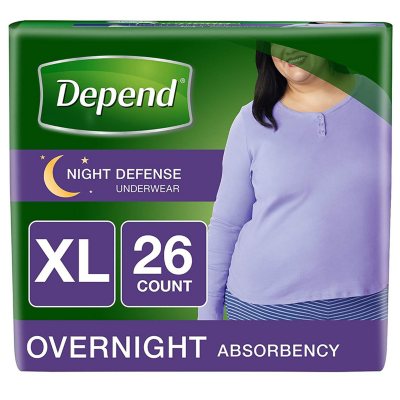 UPC 036000463392 product image for Depend Night Defense Underwear for Women, Extra Large (26 ct.) | upcitemdb.com