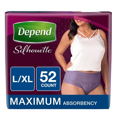 UPC 036000465792 product image for Depend Silhouette Incontinence Underwear for Women, Maximum Absorbency, L/XL, la | upcitemdb.com