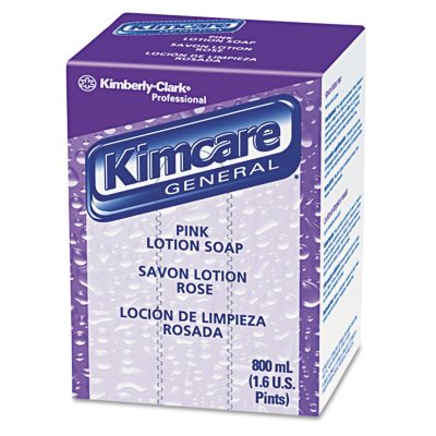 Kimcare Pink Lotion Liquid Soap Refill - 800 mL Bag