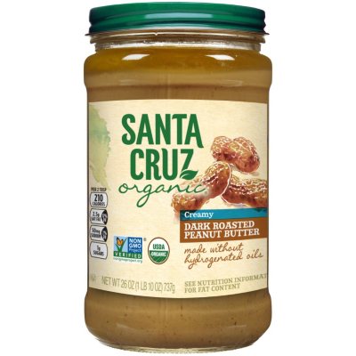 butter peanut roasted dark oz organic cruz santa club samsclub select