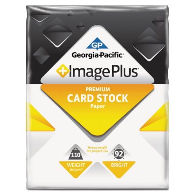GP - Image Plus, Card Stock Paper, 110 lb.,  8-1/2” x 11”, 1 Pack - 250 Sheets