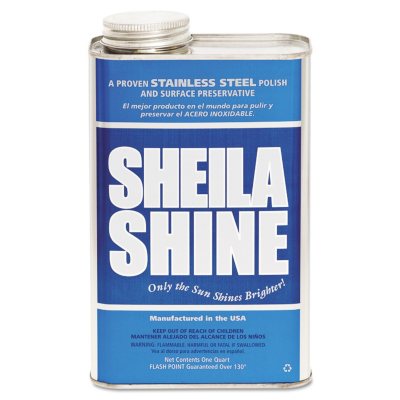 Sheila Shine - Stainless Steel Cleaner & Polish, 1gal Can -  4/Carton