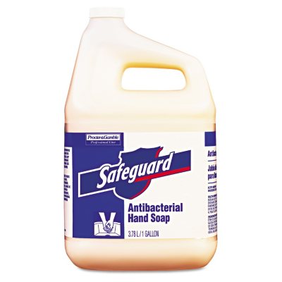 Safeguard Antibacterial Liquid Hand Soap, 1 gal. Bottle -  2/Carton