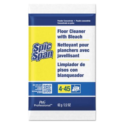 Spic and Span - Bleach Floor Cleaner Packets, 2.2oz Packets -  45/Carton