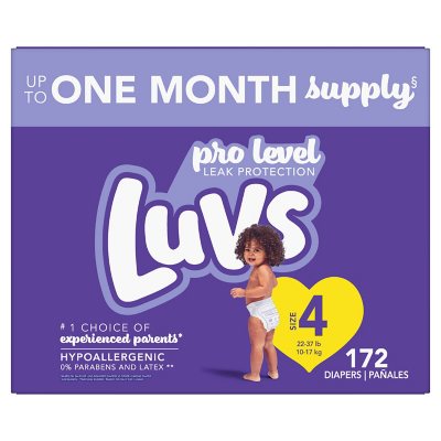 UPC 037000795964 product image for Luvs Pro Level Leak Protection Diapers (Choose Your Size) | upcitemdb.com