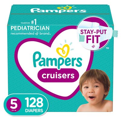 UPC 037000799726 product image for Pampers Cruisers OMS Diapers, Size 5 (128 ct.) | upcitemdb.com