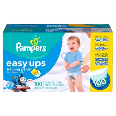 Pampers Easy Ups, Boys, Size 4, 2T-3T (16-34 lbs.), 100 ct.
