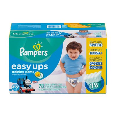 Pampers Easy Ups, Boys, Size 6, 4T-5T (37+ lbs.), 78 ct.