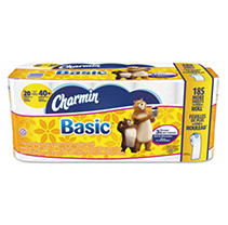 UPC 037000859864 product image for Charmin Basic Big Roll, 1-Ply, White, 264 Sheets Per Roll (20 Rolls/Pack) | upcitemdb.com