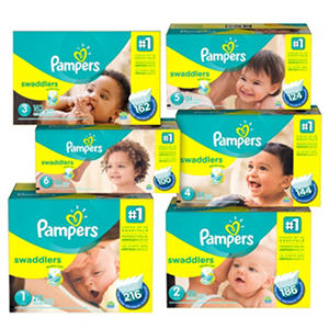diapers pampers swaddlers economy pack samsclub