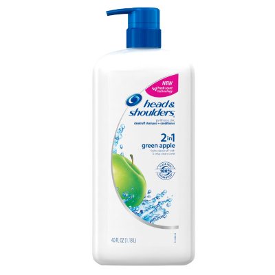 UPC 037000867081 product image for Head & Shoulders 2-in-1 Shampoo & Conditioner, Green Apple (40 fl. oz.) | upcitemdb.com