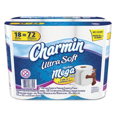 UPC 037000868095 product image for Charmin Ultra Soft Bathroom Tissue, 328 Sheets/Roll (18/Carton) | upcitemdb.com