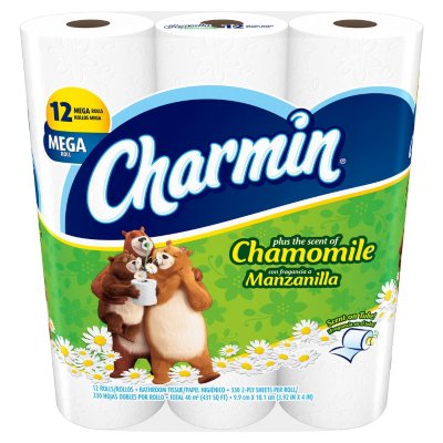 Charmin Plus the Scent of Chamomile (12 mega rolls)
