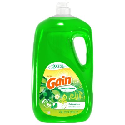 Gain Ultra AromaBoost Dish Detergent (90oz.)