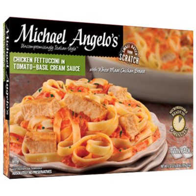 Michael Angelo's Chicken Fettuccini in Tomato-Basil Cream Sauce - 32 oz. trays - 2 pk.