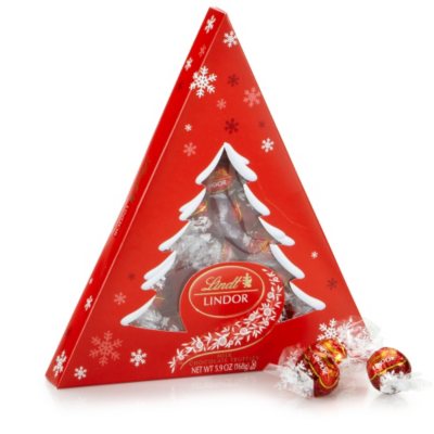 Lindt Lindor Holiday Tree Box, Milk Chocolate