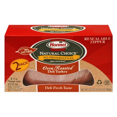 Hormel® Natural Choice® Oven Roasted Deli Turkey - 12 oz. - 2 pk.