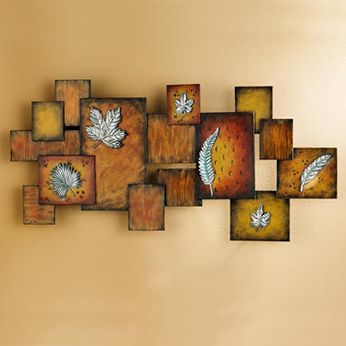 Leaves / Abstract Wall Art Panel  SC1928R