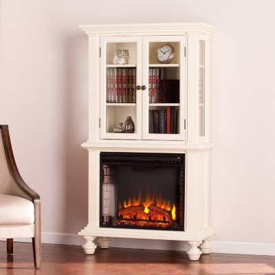 Sophia Electric Fireplace Curio Cabinet